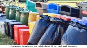 Equipements de traitement sans incinération de déchets médicaux à Toamasina